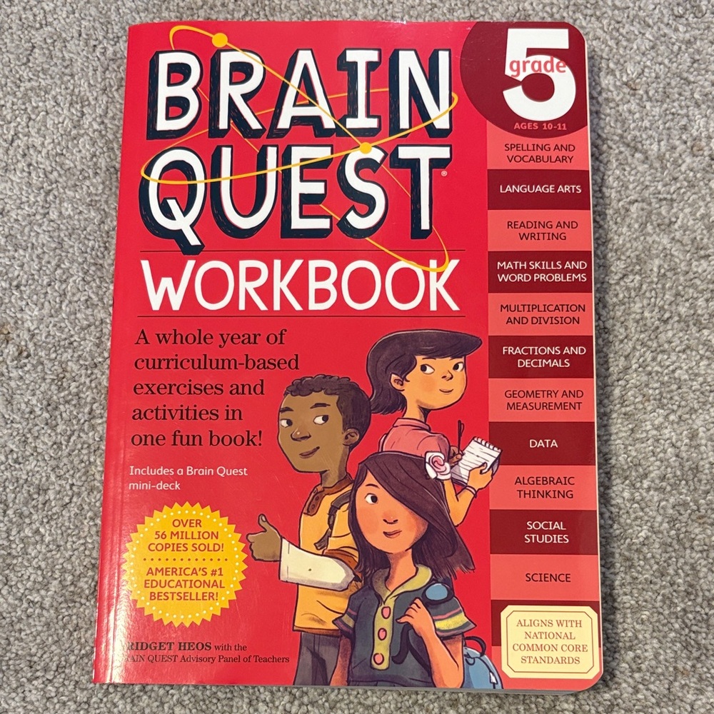 Brain Quest Grade 5 Workbook